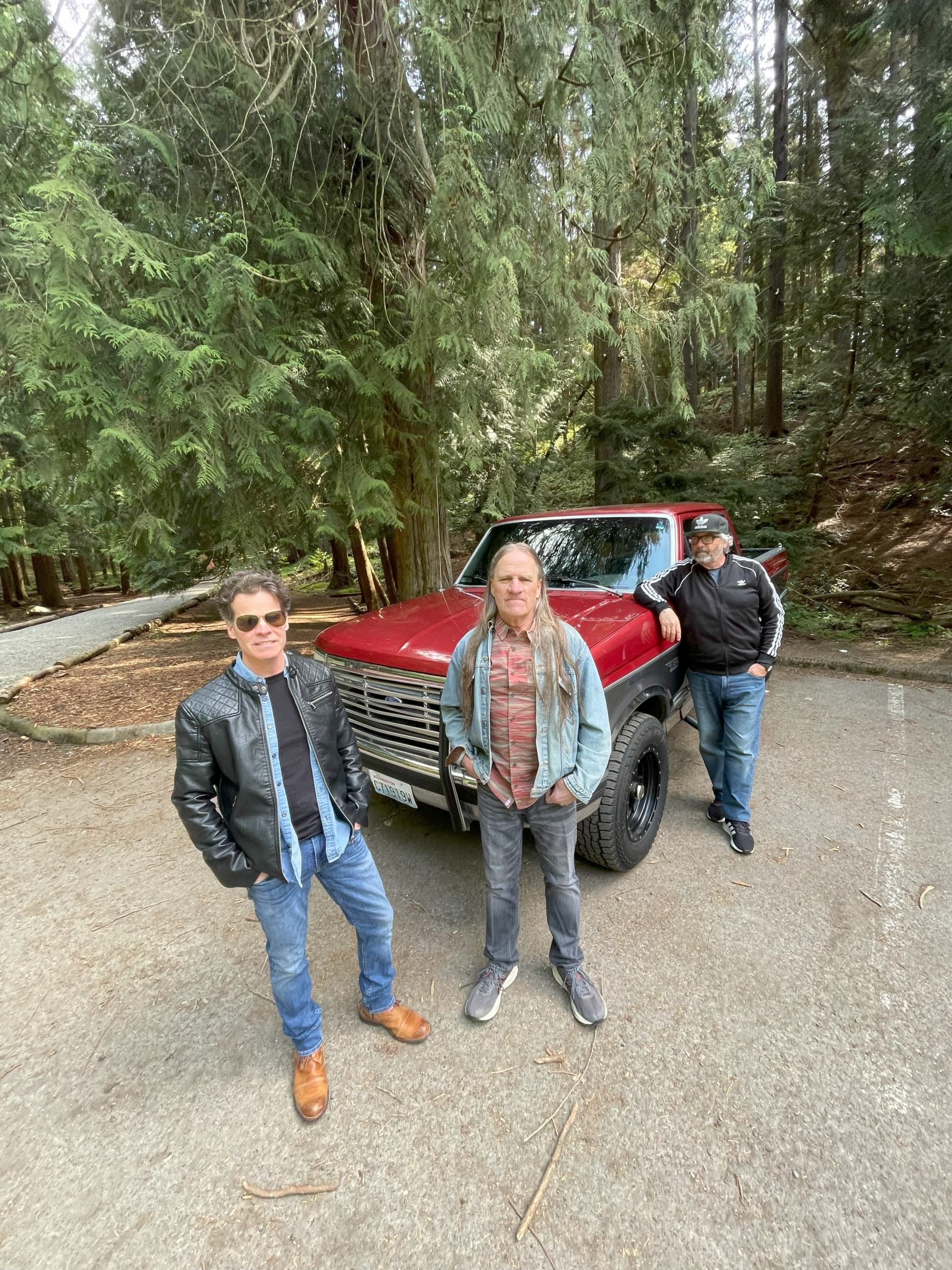 Rusty Cage Trio with the truck, Shoreline woods